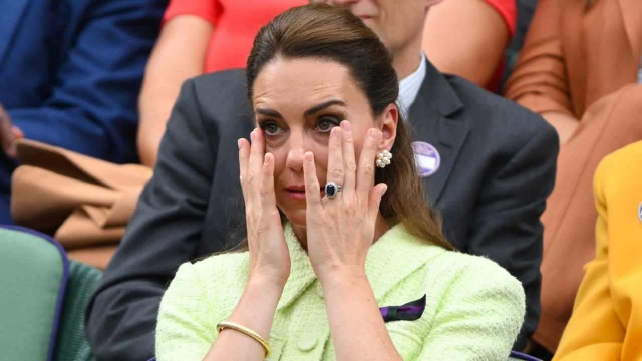 Kate Middleton in lacrime