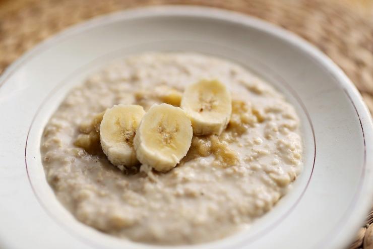 avena e banana energia