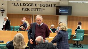 Mario Roggero durante una precedente apparizione pubblica
