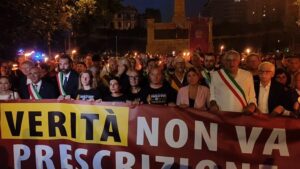 Fiaccolata per Paolo Borsellino a Palermo