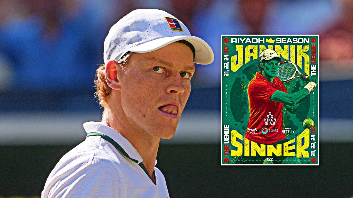 Sinner torna al Six Kings Slam in Arabia Saudita: un evento senza precedenti nel tennis