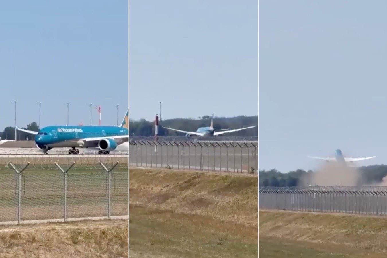Boeing 787 sfiora incidente a Monaco: decolla dal prato e danni al carrello