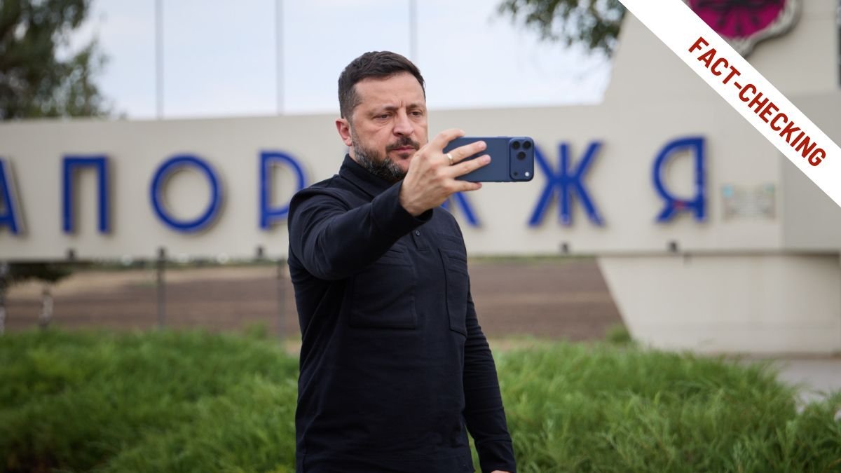 Zelensky e il camion improvvisamente apparso nel video di Zaporizhzhia: il fatto è stato verificato