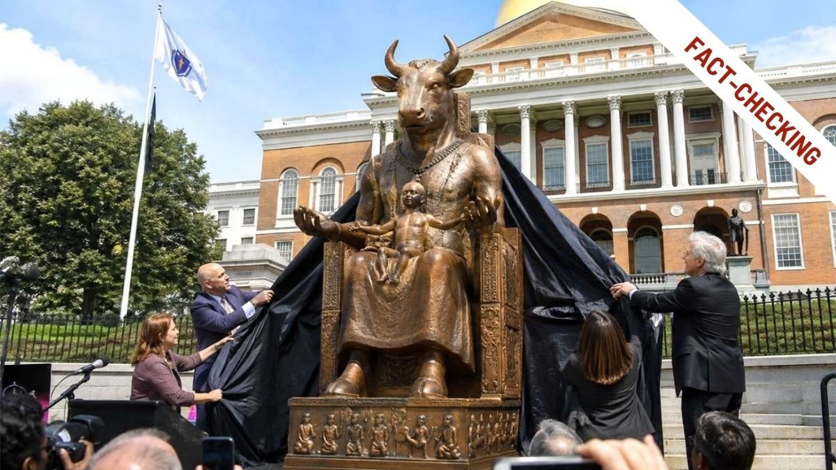 Il video della statua di Moloch al parlamento del Massachusetts è stato creato con l’intelligenza artificiale