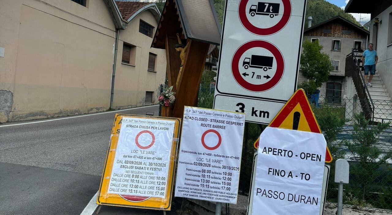 Chiusura del passo Duran, operatori economici lamentano danni gravi
