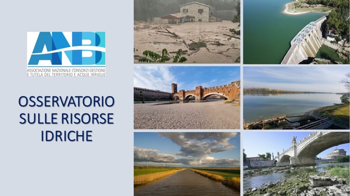 Caldo record in agosto, ANBI: fiumi e riserve idriche in equilibrio tra ripresa e criticità