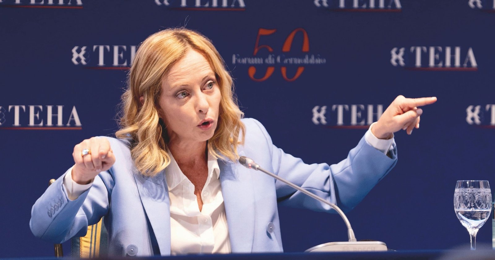 Meloni non partecipa al forum Ambrosetti per due anni consecutivi