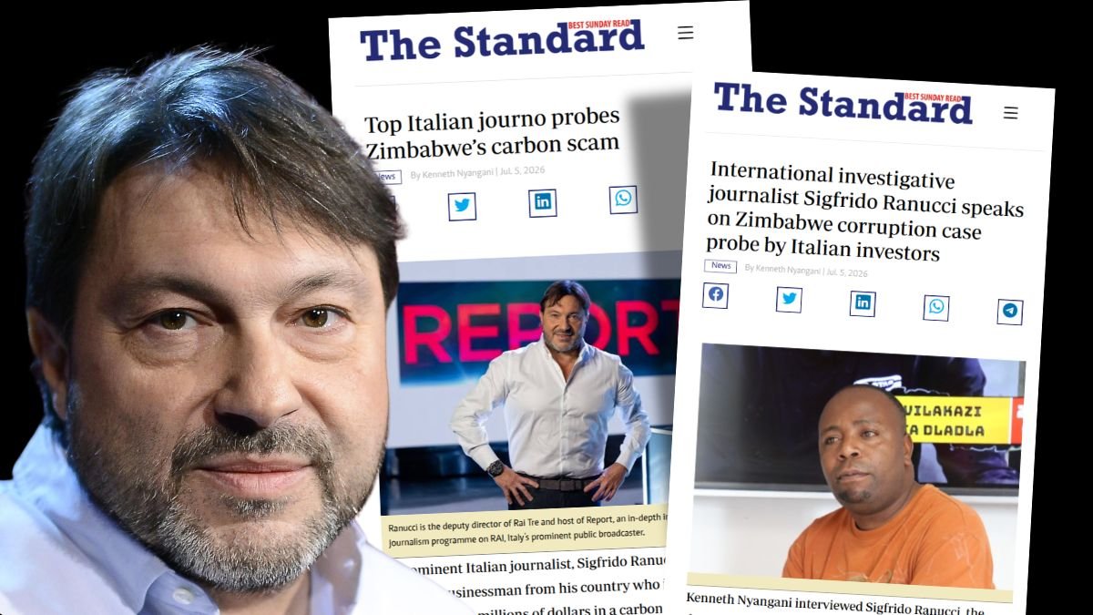 Due articoli su Ranucci pubblicati in Zimbabwe e poi rimossi, ecco cosa raccontano