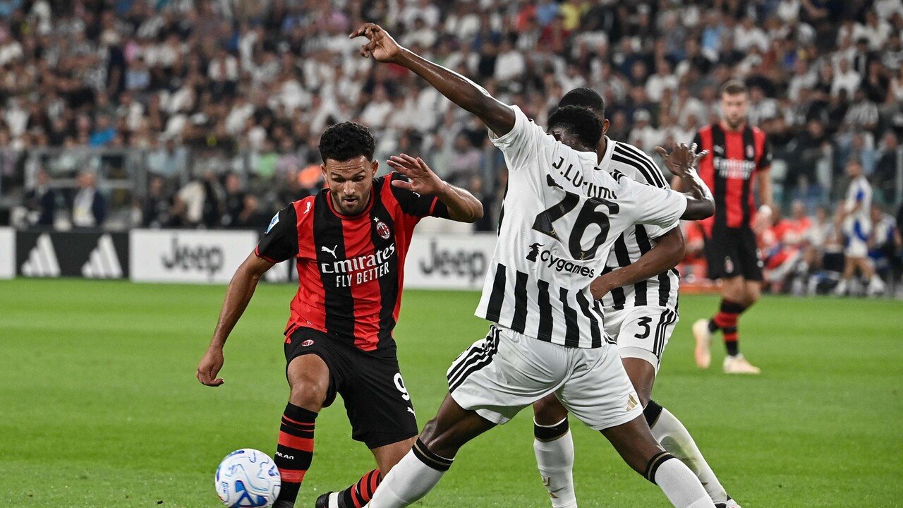 Juventus e Milan si scambiano il vantaggio, 1-1 all’Allianz Stadium