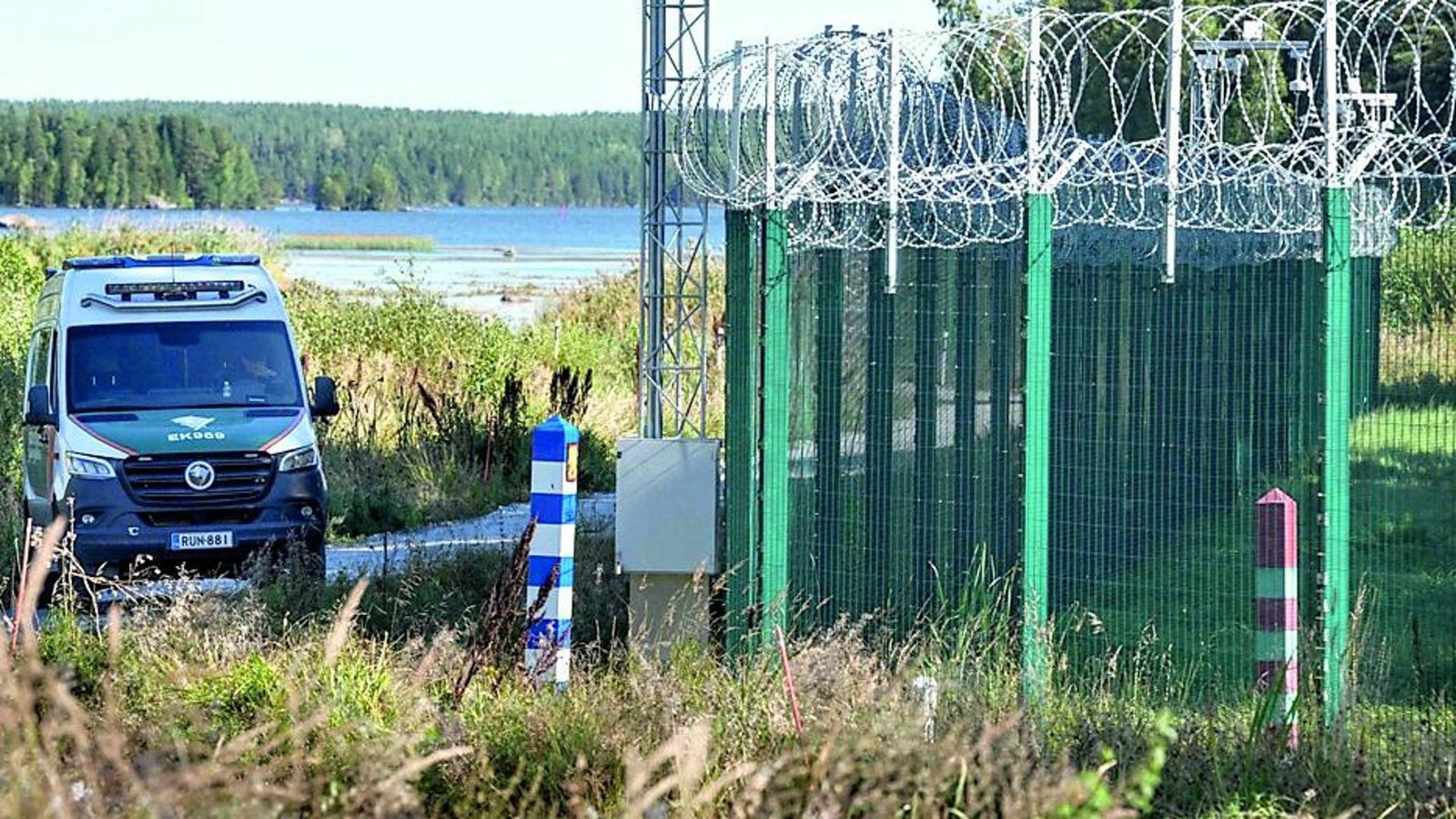 La Finlandia costruisce una barriera lungo il confine con la Russia