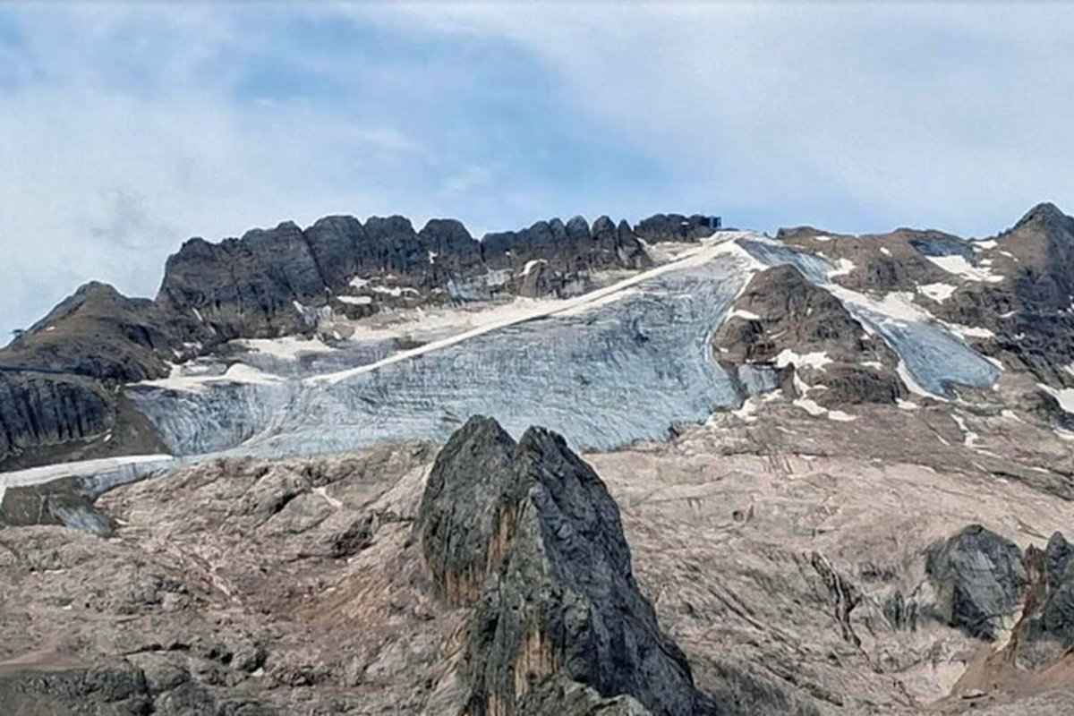 La Marmolada si avvicina al suo decimo anno di vita: perde 9 ettari in un anno