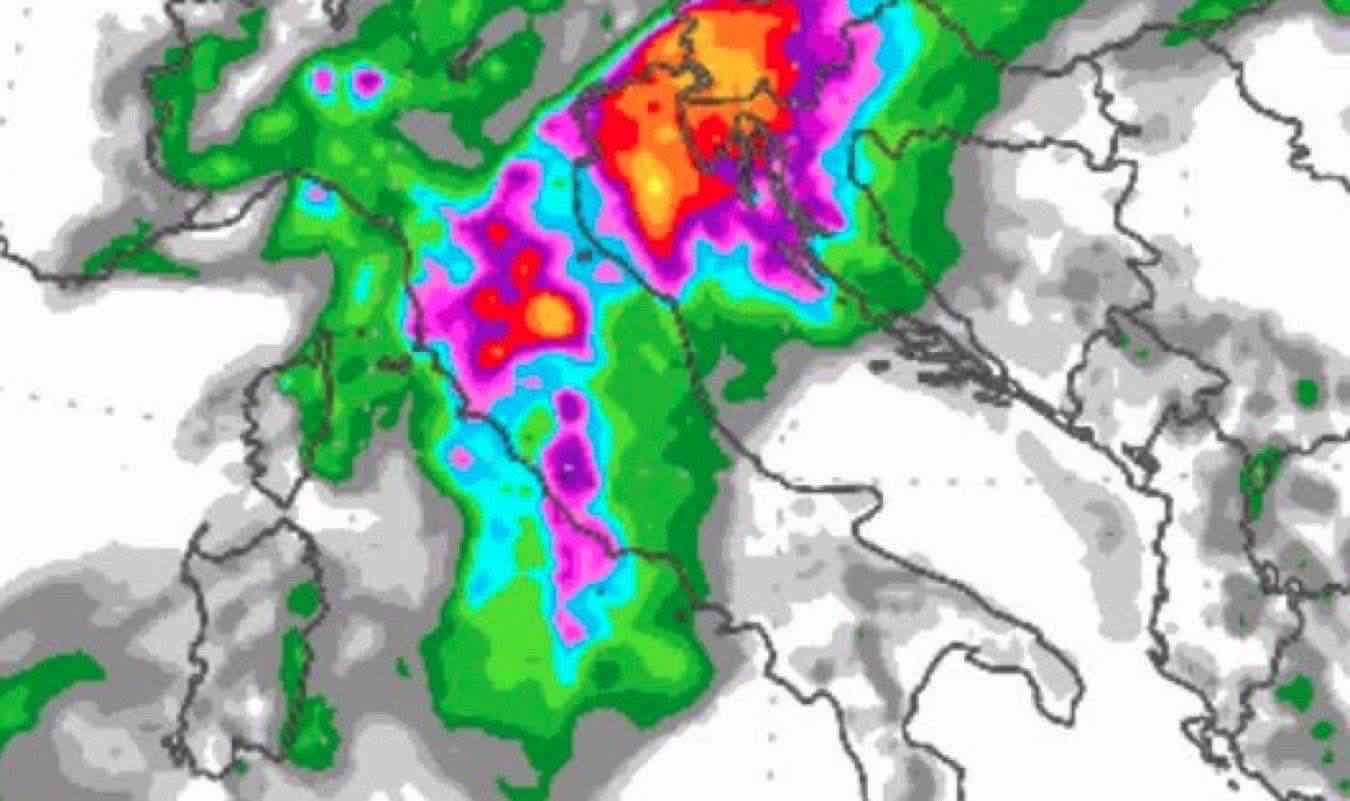 Maltempo e allerta arancione: il Nord Italia e il centro si preparano al peggio
