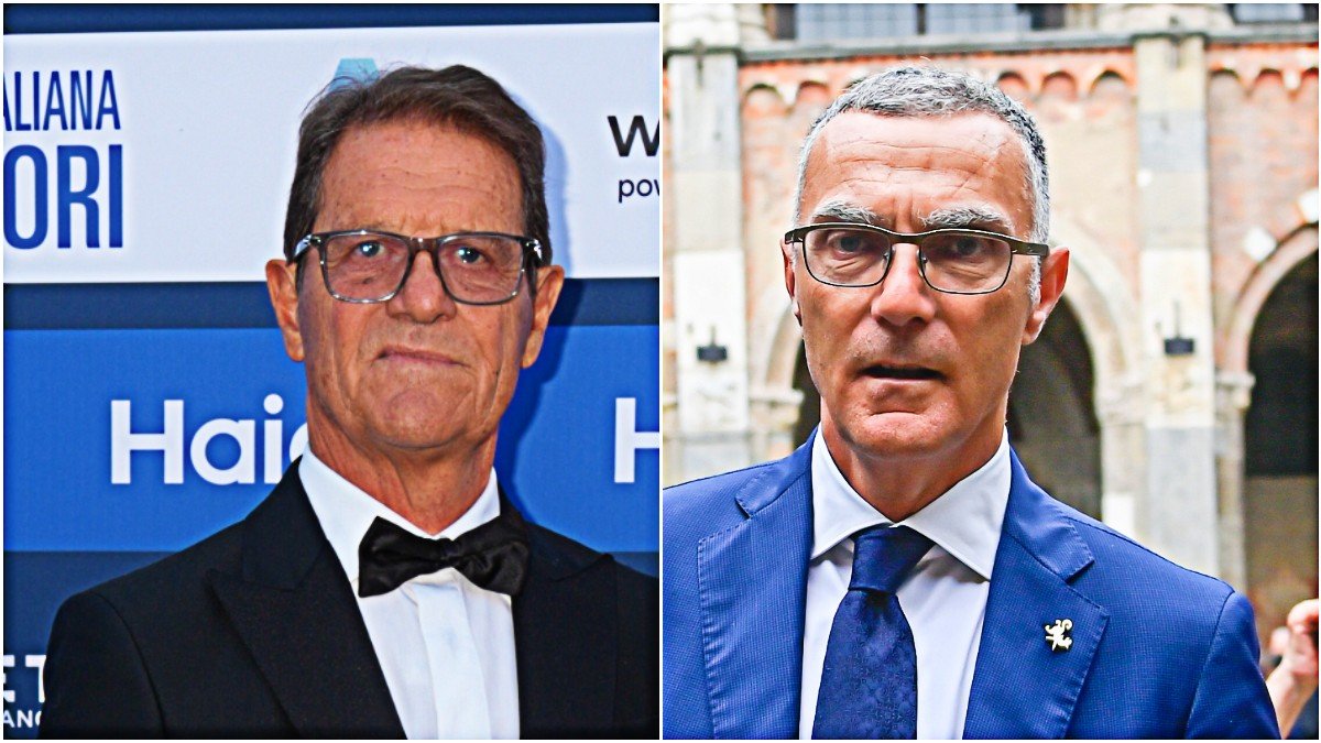 Capello e Bergomi si scambiano opinioni dopo la sconfitta dell’Inter